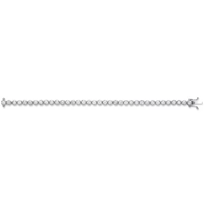18ct White Gold 10.00ct Diamond Tennis Bracelet